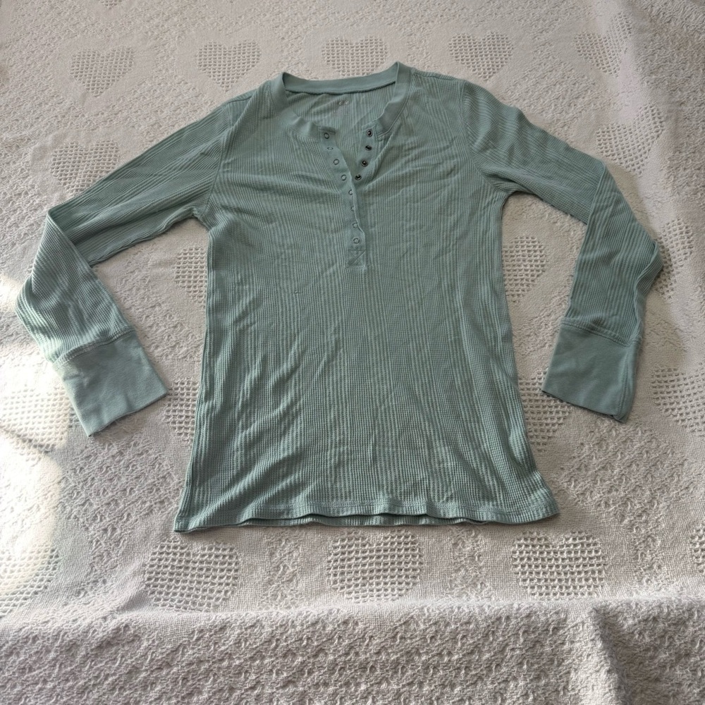 Aerie Waffle Knit Loungewear Long Sleeve (M)